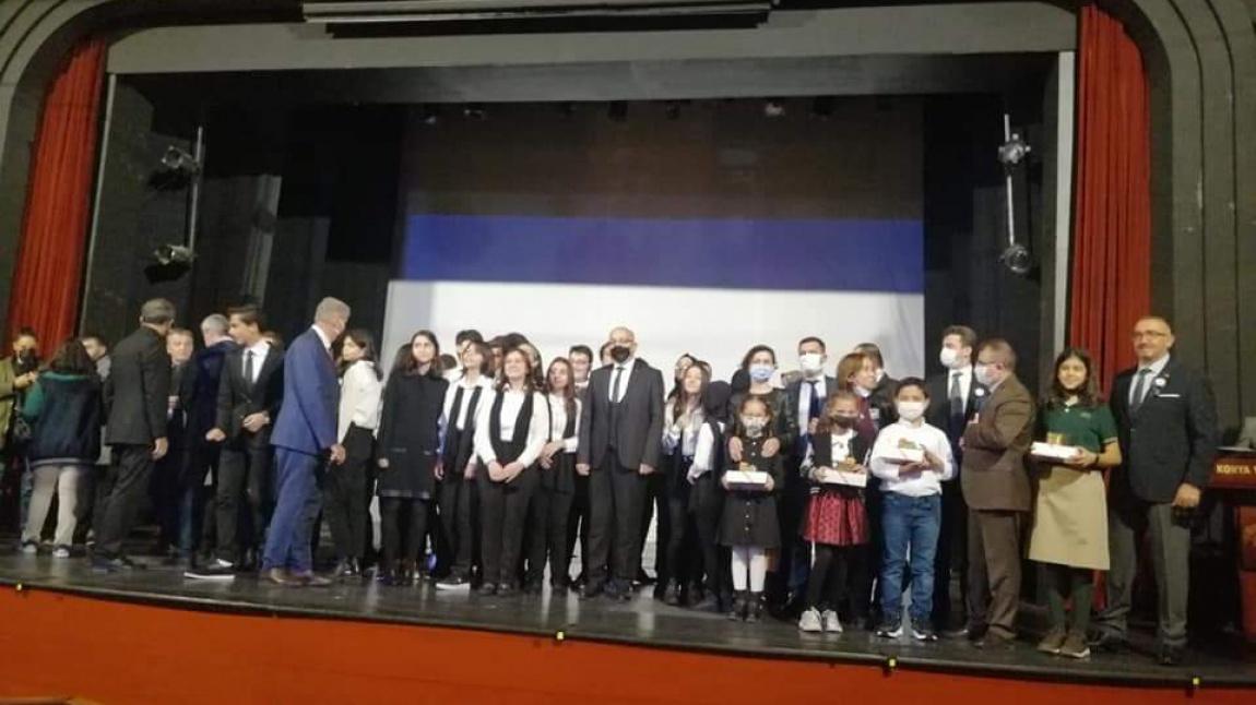 Öğrencimiz 10 Kasım Resim Yarışmasında Konya ikincisi oldu